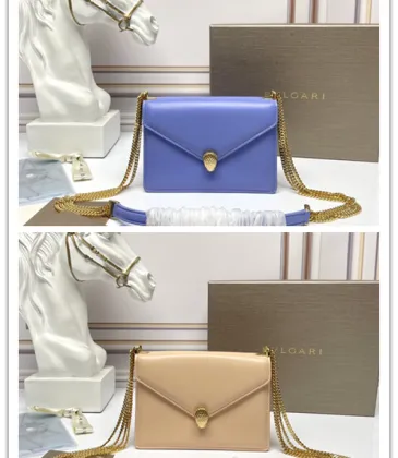 Bvlgari Serpenti Crossbody Bags In Elegant Color Palette With Gold Chains #A51654