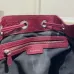 Balenciaga Bucket Bag Burgundy Leather Studded Edges A Bold Fashion Statement size:30×23×17cm #A54208