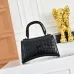 Balenciaga Hourglass Croc Embossed Handbag 19x8x21cm #A64986