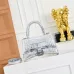 Balenciaga Hourglass Croc Embossed Handbag 19x8x21cm #A64986