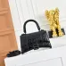 Balenciaga Hourglass Croc Embossed Handbag 19x8x21cm #A64986