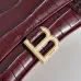 Balenciaga Hourglass Croc Embossed Handbag 23x10x24cm #A64981