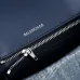 Balenciaga Hourglass Denim Handbag Silver B Logo 23x10x24cm #A64967