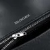 Balenciaga Hourglass Denim Handbag Silver B Logo 23x10x24cm #A64967