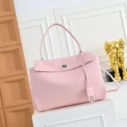 Balenciaga Rodeo Pink Leather Top Handle Bag 35x23x11cm #A64964