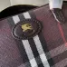 Burberry Check Canvas Bowling Bag with Leather Trim 33.5×12.5×17cm #A65001