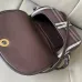 Burberry Check Canvas Crossbody Saddle Bag 24.5×8×18cm #A65005