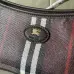 Burberry Check Canvas Shoulder Bag 25.5×12×16cm #A65004