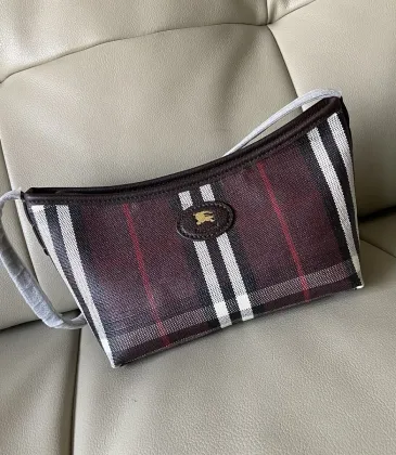 Burberry Check Canvas Shoulder Bag 25.5×12×16cm #A65004