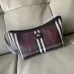 Burberry Check Canvas Shoulder Bag 25.5×12×16cm #A65004