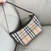 Burberry Check Canvas Shoulder Bag with EKD Logo 25.5×12×16cm #A65003