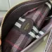 Burberry Check Canvas Shoulder Bag with EKD Logo 28.5×11.5×31cm #A65002