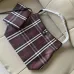 Burberry Check Cotton Canvas Hobo Tote Bag 35.5×15×38cm #A65000