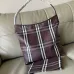 Burberry Check Cotton Canvas Hobo Tote Bag 35.5×15×38cm #A65000