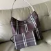 Burberry Check Cotton Canvas Hobo Tote Bag 35.5×15×38cm #A65000