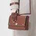 Burberry Crossbody Bag Logo Embroidered Strap &amp Leather A Nod to Heritage size:25×8×18cm #A54201