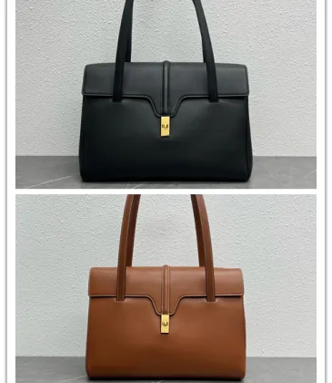 CELINE Grained Leather Medium 16 Shoulder Bag #A49258 CELINE Grained Leather Medium 16 Shoulder Bag #A49258