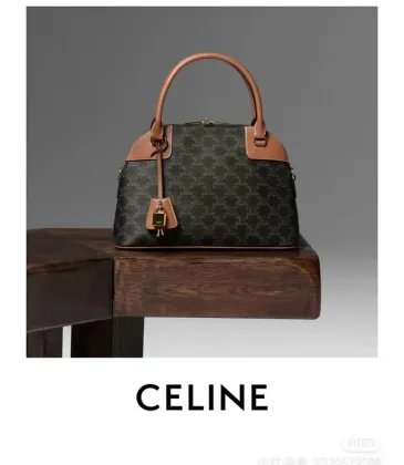 Celine Triomphe Canvas And Leather Handbag For Timeless Sophistication In Daily Use Description #A50044 Celine Triomphe Canvas And Leather Handbag For Timeless Sophistication In Daily Use Description #A50044