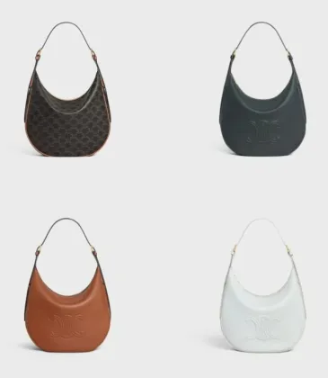 Celine Ava Hobo Bag - Multiple Colors (Monogram, Black, Tan, White), Signature Triomphe Logo, Timeless Luxury Shoulder Bag for Women #A56751 Celine Ava Hobo Bag - Multiple Colors (Monogram, Black, Tan, White), Signature Triomphe Logo, Timeless Luxury Shoulder Bag for Women #A56751