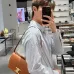 Celine Teen Triomphe Bag shiny calfskin Black/brown #B69112