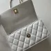 Chanel Quilted Handbags With Chain Straps And Top Handles Showcasing Timeless Elegance #A50415