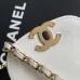 Chanel 26S Kelly Quilted Lambskin Top Handle Bag, 13 x 19 x 7 cm #A63223