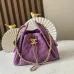 Chanel 5631 Mini Suede Hobo Bag Gold CC Chain Underarm Shoulder Designer Handbag #A65958