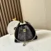 Chanel 5631 Mini Suede Hobo Bag Gold CC Chain Underarm Shoulder Designer Handbag #A65958