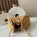 Chanel 5631 Mini Suede Hobo Bag Gold CC Chain Underarm Shoulder Designer Handbag #A65958