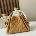 Chanel 5631 Mini Suede Hobo Bag Gold CC Chain Underarm Shoulder Designer Handbag #A65958