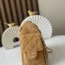 Chanel 5631 Mini Suede Hobo Bag Gold CC Chain Underarm Shoulder Designer Handbag #A65958
