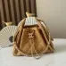 Chanel 5631 Mini Suede Hobo Bag Gold CC Chain Underarm Shoulder Designer Handbag #A65958