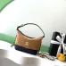 Chanel AP5277 Two Tone Suede Lunch Box Crossbody Bag Gold CC Chain Shoulder Handbag #A65964