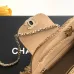Chanel AS4416 Raffia Tassel Mini Top Handle Bag Gold CC Chain Crossbody Handbag #A65962