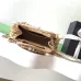 Chanel AS4416 Raffia Tassel Mini Top Handle Bag Gold CC Chain Crossbody Handbag #A65962