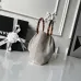 Chanel AS6022 Suede Bucket Bag with Tortoise Handle 18x24x12cm #A64996