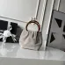 Chanel AS6022 Suede Bucket Bag with Tortoise Handle 18x24x12cm #A64996