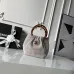 Chanel AS6022 Suede Bucket Bag with Tortoise Handle 18x24x12cm #A64996