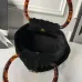 Chanel AS6022 Suede Bucket Bag with Tortoise Handle 18x24x12cm #A64996