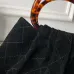 Chanel AS6022 Suede Bucket Bag with Tortoise Handle 18x24x12cm #A64996