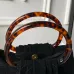 Chanel AS6022 Suede Bucket Bag with Tortoise Handle 18x24x12cm #A64996