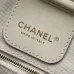 Chanel AS6211 Suede Quilted Boston Doctor Bag Gold CC Top Handle Shoulder Handbag #A65961