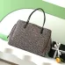 Chanel AS6289 26S Tweed Barrel Bag Vintage Gold CC Top Handle Leather Trim Handbag #A65960