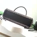 Chanel AS6289 26S Tweed Barrel Bag Vintage Gold CC Top Handle Leather Trim Handbag #A65960
