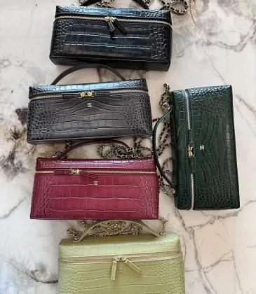 Chanel Croc Embossed Top Handle Bag For Women AP5528 25cm×15cm×5cm #B69303 Chanel Croc Embossed Top Handle Bag For Women AP5528 25cm×15cm×5cm #B69303