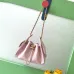 Chanel Hobo Shoulder Bag  Hippie Style Vintage Gold Coin Button Drawstring Bucket Bag #A59440