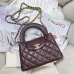Chanel Kelly Top Handle Quilted Leather Bag 13x19x7cm #A64992