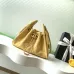 Chanel Mini Suede Bucket Bag  Retro Coin Button  Drawstring  Quilted  Classic Chain #A60143