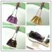 Chanel Mini Suede Bucket Bag  Retro Coin Button  Drawstring  Quilted  Classic Chain #A60143