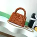 Chanel Sequined Top Handle Bags In Brown And Orange With Signature CC Logo size:13×19×7cm #A54383
